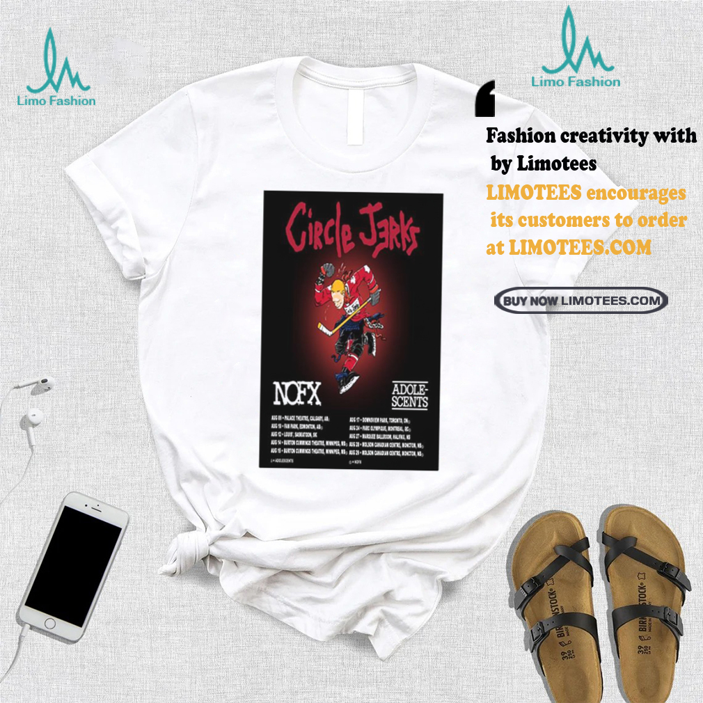 Circle Jerks x NOFX August 2024 Tour Canada Poster shirt Circle Jerks x NOFX August 2024 Tour Canada Poster shirt