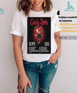 Circle Jerks x NOFX August 2024 Tour Canada Poster shirt, hoodie, sweater, long sleeve and tank top Circle Jerks x NOFX August 2024 Tour Canada Poster shirt