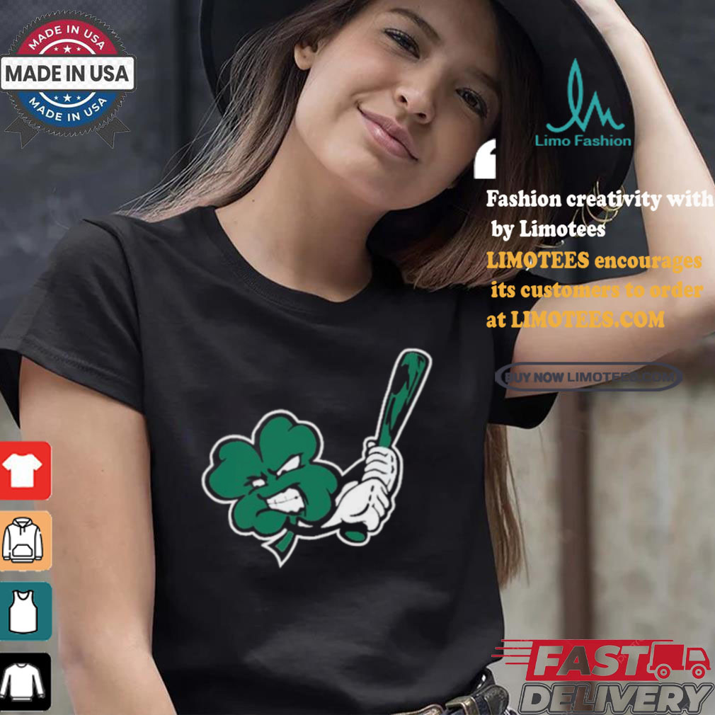 Clayton Clovers Angry Clover Black Cotton T Shirt Clayton Clovers Angry Clover Black Cotton T Shirt