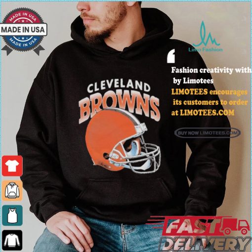 Cleveland Browns Gradient Helmet T shirt