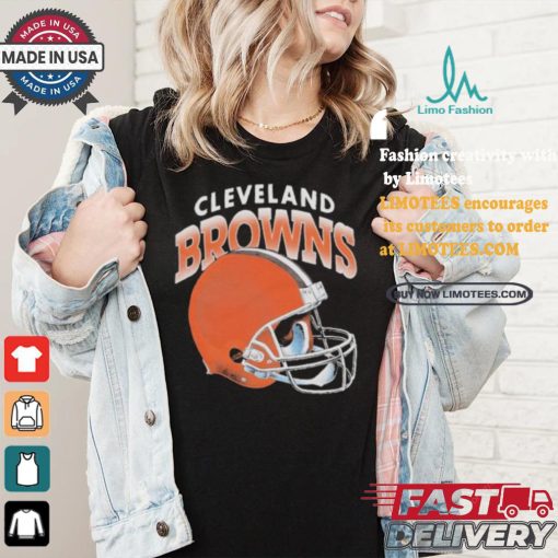 Cleveland Browns Gradient Helmet T shirt