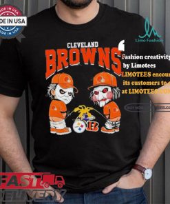 Cleveland Browns NFL Halloween Peeing Funny Shirt