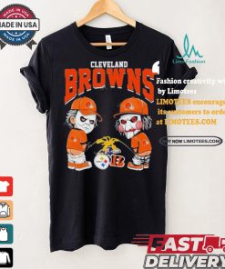 Cleveland Browns NFL Halloween Peeing Funny Shirt