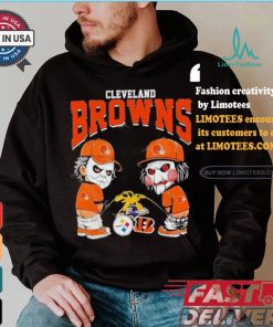 Cleveland Browns NFL Halloween Peeing Funny Shirt