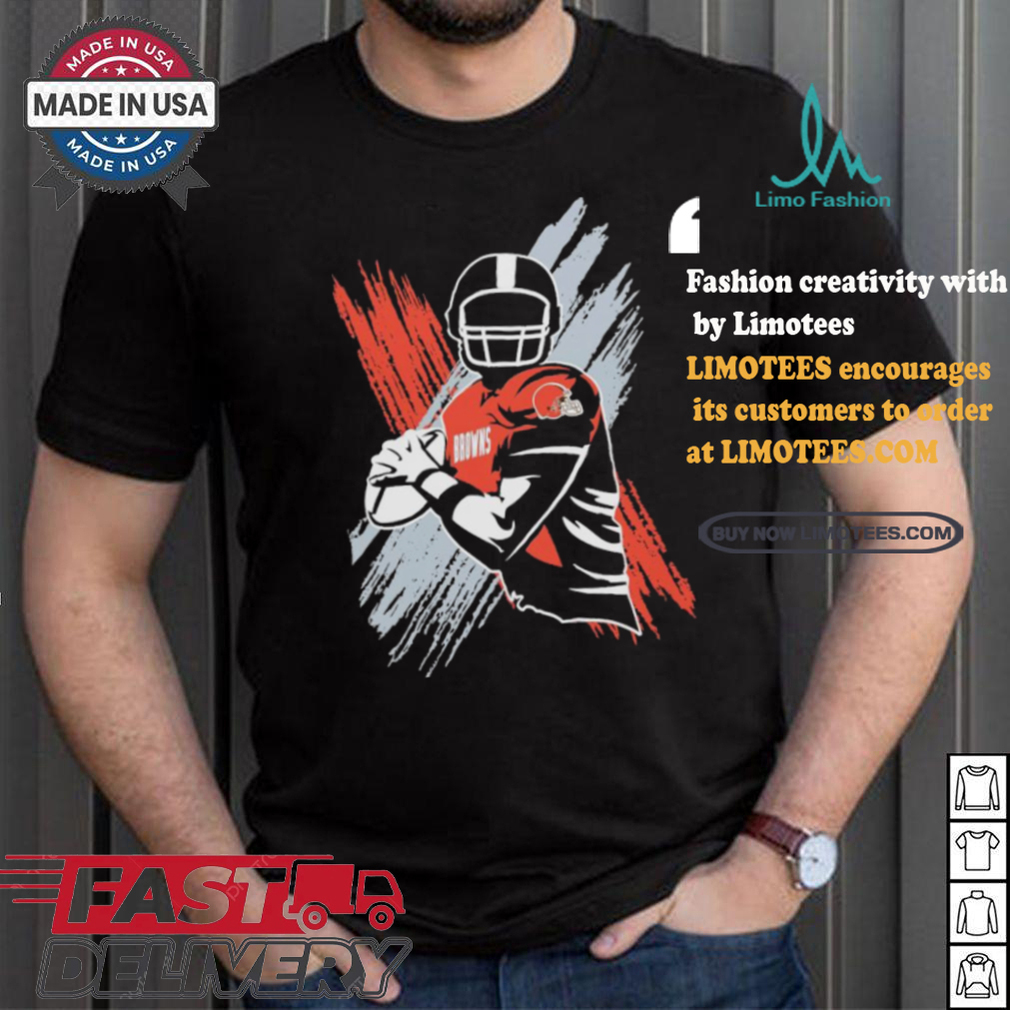 Cleveland Browns Starter Player X Graphic T Shirt Cleveland Browns Starter Player X Graphic T Shirt