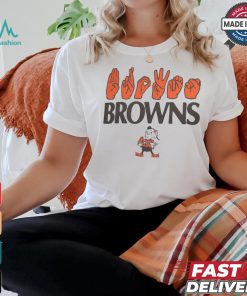 Cleveland Browns The NFL ASL Collection by Love Sign American Sign Language T Shirt