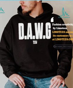 Coach Giants Wearing D.A.W.G Shirt