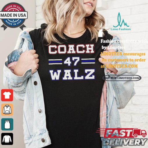 Coach Kamala Walz 47 President 2024 Shirt