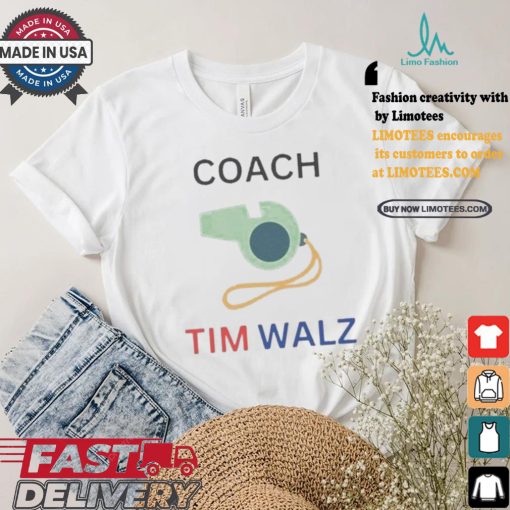 Coach Whistle Tim Walz VP Kamala Harris 2024