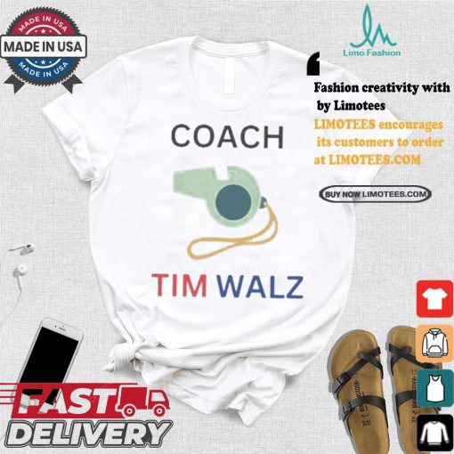 Coach Whistle Tim Walz VP Kamala Harris 2024