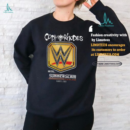 Cody Rhodes SummerSlam 2024 Winner shirt