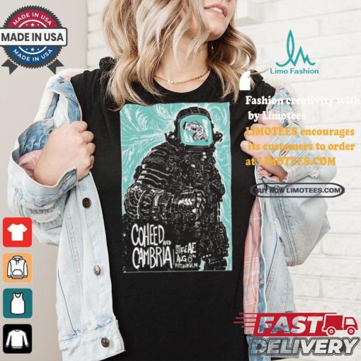 Coheed And Cambria Aug 8 2024 At Stage AE in Pittsburgh PA Poster shirt