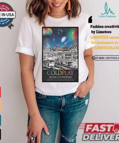 Coldplay aug 21 25 2024 ernst happel stadion in vienna austria poster shirt