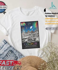 Coldplay aug 21 25 2024 ernst happel stadion in vienna austria poster shirt