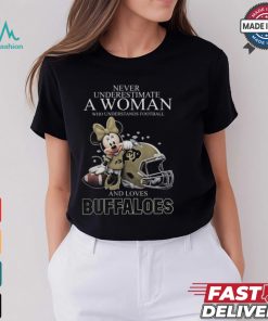 Colorado Buffaloes x Minnie Mouse Never Underestimate A Woman Who Understands Football And Loves Shirt