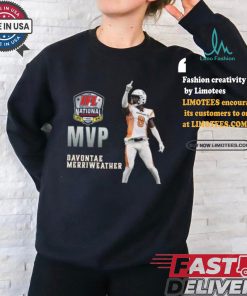 Congratulations to Davontae Merriweather National Championship Game MVP Shirt