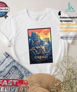 Creed august 21 2024 xfinity center in mansfield ma poster shirt