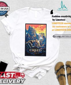 Creed august 21 2024 xfinity center in mansfield ma poster shirt