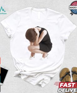 Crying Girl With A Gun T shirt