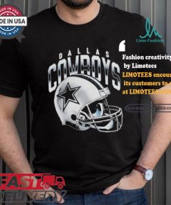 Dallas Cowboys Gradient Helmet T shirt