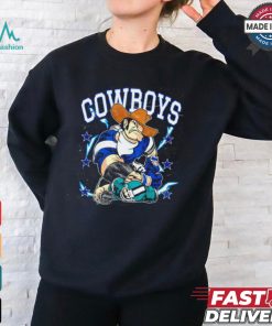 Dallas Cowboys Rowdy mascot beat Philadelphia Eagles cartoon Shirt