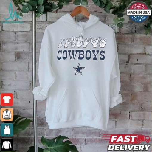 Dallas Cowboys The NFL ASL Collection by Love Sign American Sign Language T Shirt