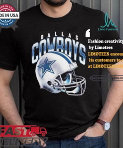 Dallas Cowboys gradient helmet shirt