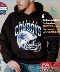 Dallas Cowboys gradient helmet shirt