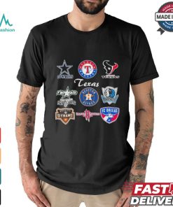 Dallas Sports Teams 2024 Vintage Logo Shirt