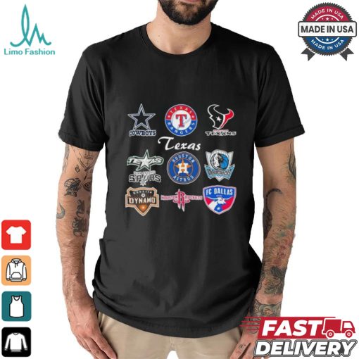 Dallas Sports Teams 2024 Vintage Logo Shirt