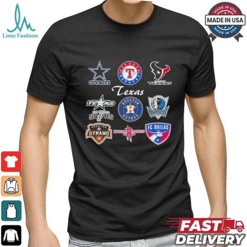 Dallas Sports Teams 2024 Vintage Logo Shirt