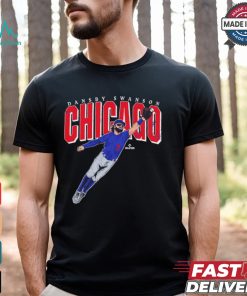 Dansby Swanson Chicago Cubs big time action pose shirt