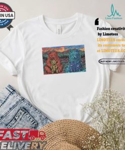 Dave matthews band fiddler’s green amphitheatre englewood co aug 23 24 2024 poster shirt