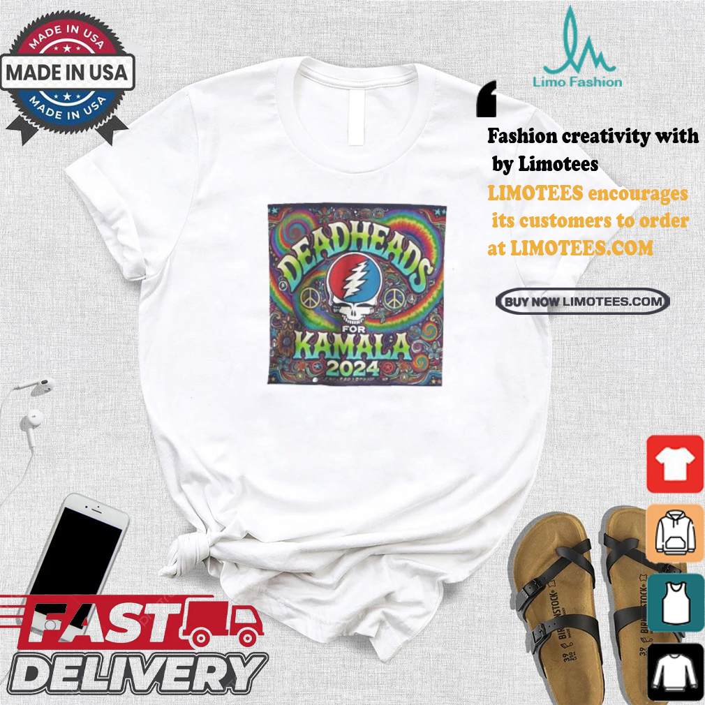 Deadheads For Kamala Harris For President 2024 Psychedelic Trippy Support Kamala Grateful Dead T shirt Deadheads For Kamala Harris For President 2024 Psychedelic Trippy Support Kamala Grateful Dead T shirt