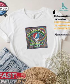 Deadheads For Kamala Harris For President 2024 Psychedelic Trippy Support Kamala Grateful Dead T shirt