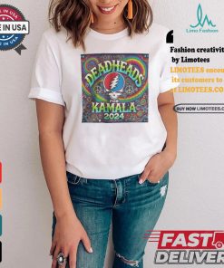 Deadheads For Kamala Harris For President 2024 Psychedelic Trippy Support Kamala Grateful Dead T shirt