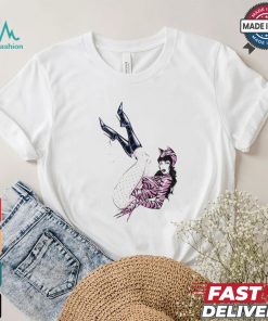 Deadly Doll Pussy Cat White Shirt