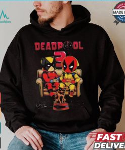 Deadpool 3 Hugh Jackman Ryan Reynolds Signature T Shirt