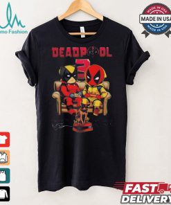 Deadpool 3 Hugh Jackman Ryan Reynolds Signature T Shirt