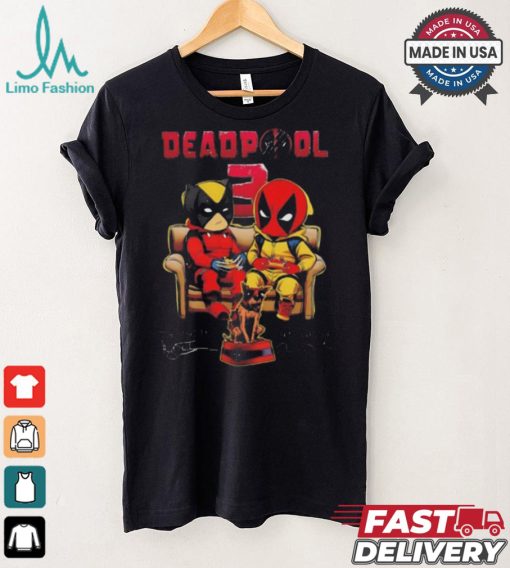Deadpool 3 Hugh Jackman Ryan Reynolds Signature T Shirt