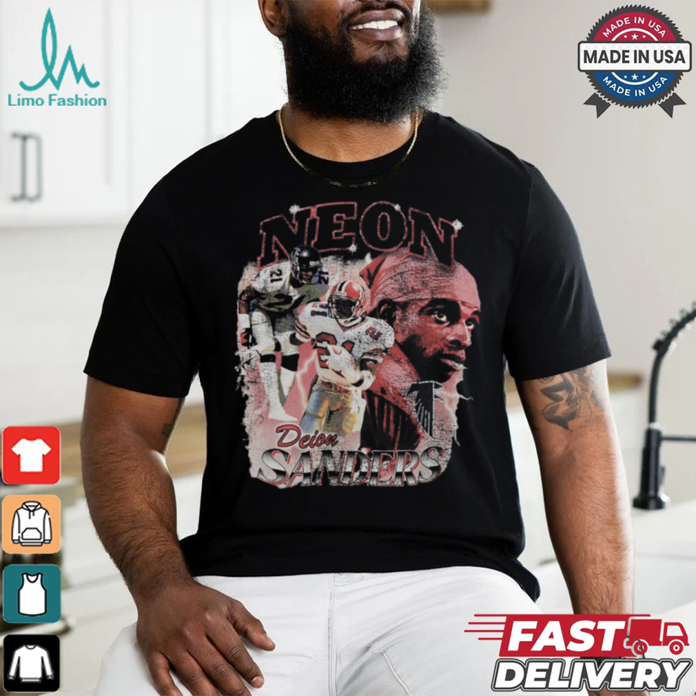 Deion Sanders Black Atlanta Falcons Legends Collage T Shirt Deion Sanders Black Atlanta Falcons Legends Collage T Shirt