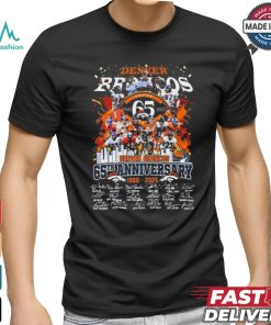 Denver Broncos 1960 2025 Be Grateful For The Legacy And The Memories Signatures Shirt