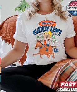 Denver Broncos NFL x Homage x Beavis and Butt Head Unisex Tri Blend T Shirt
