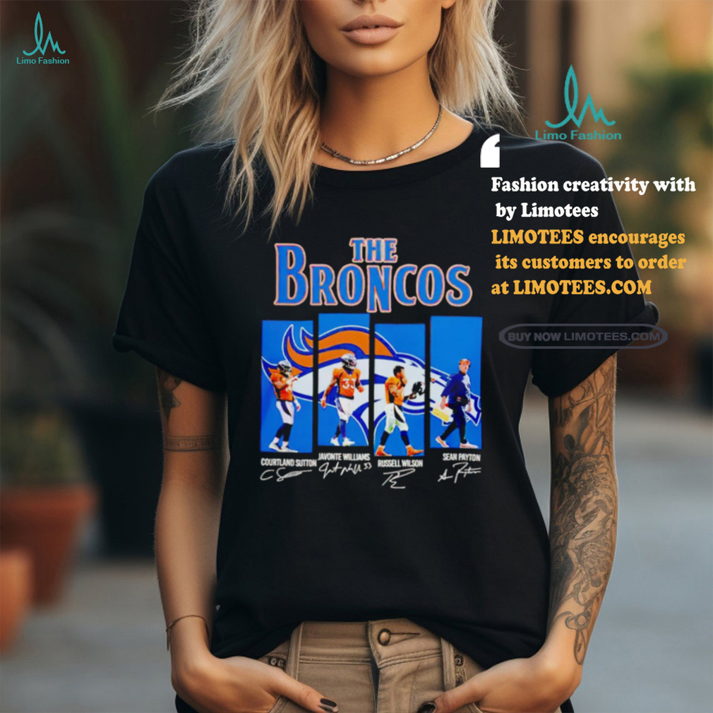 Denver Broncos National Football League The Broncos signature shirt Denver Broncos National Football League The Broncos signature shirt
