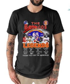 Denver Broncos The Broncos Legends Thank You For The Memories 2024 Shirt