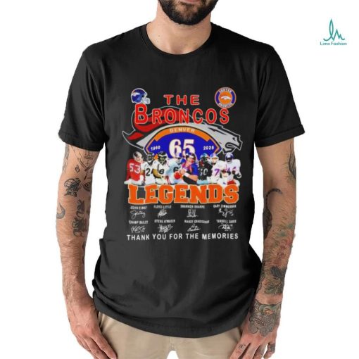 Denver Broncos The Broncos Legends Thank You For The Memories 2024 Shirt