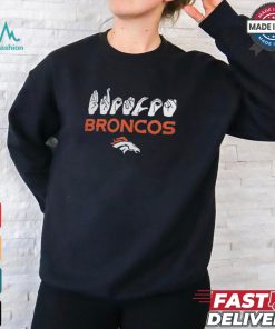 Denver Broncos The NFL ASL Collection by Love Sign American Sign Language T Shirt