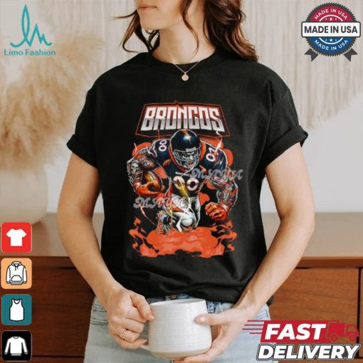 Denver Broncos football mascot shirt