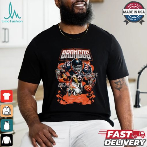 Denver Broncos football mascot shirt