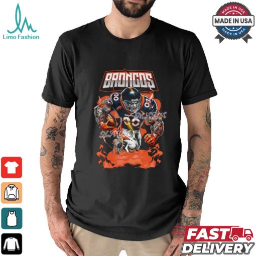 Denver Broncos football mascot shirt